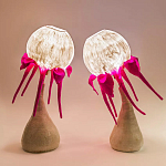 Торшер фуксия «Цветы из снов»  варинант исполнения - 3 | Loft Concept в Ижевске