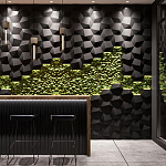 Гипсовая 3D панель с принтографией PM-30 варинант исполнения - 1 | Loft Concept в Ижевске