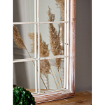 Зеркало-окно настенное в венецианском стиле с деревянной рамой бежевого цвета Venetian Smooth варинант исполнения - 6 | Loft Concept в Ижевске