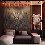 Гипсовая 3D панель с принтографией PM-04 варинант исполнения - 1 | Loft Concept в Ижевске