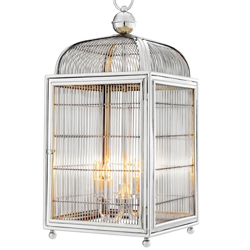 Люстра Lantern Falcon Nickel Никель в Ижевске | Loft Concept 