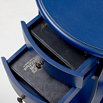 Синяя тумба на фигурных ножках Shelby варинант исполнения - 7 | Loft Concept в Ижевске