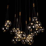 Подвесной светильник Crystal Cascade Gold варинант исполнения - 1 | Loft Concept в Ижевске