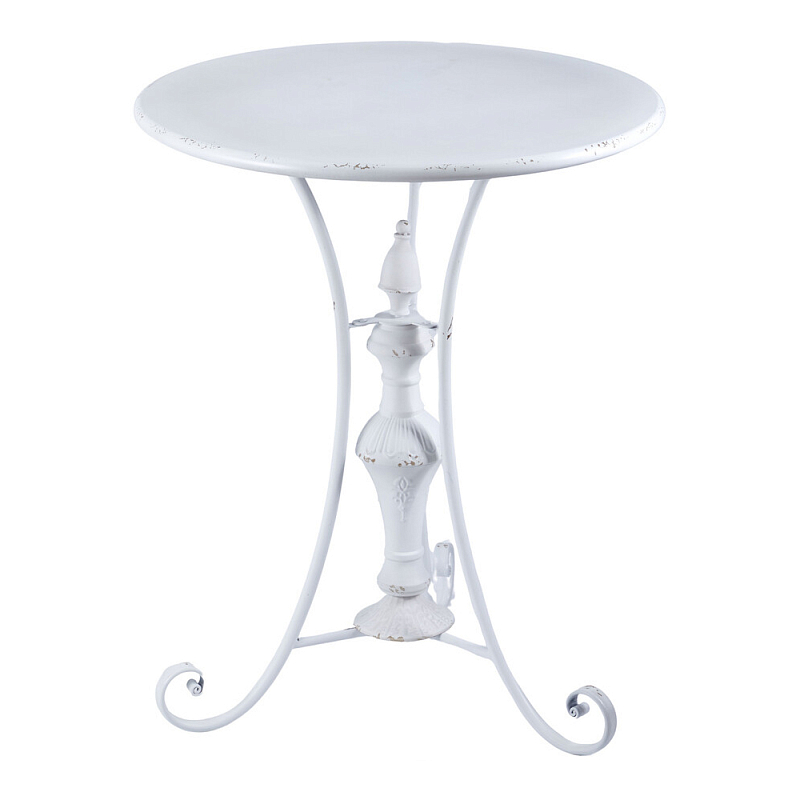 Столик белый кованный в прованском стиле Vaucluse Белый в Ижевске | Loft Concept 