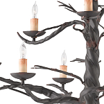 Люстра черная в виде ствола дерева Branched Tree варинант исполнения - 1 | Loft Concept в Ижевске
