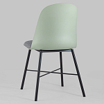 Стул из прочного пластика на металлическом основании Anora Green  варинант исполнения - 5 | Loft Concept в Ижевске