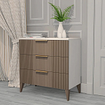 Комод коричневый с 3-мя ящиками на 4-х ножках Harper Line варинант исполнения - 2 | Loft Concept в Ижевске