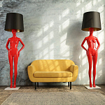 Лампа MANNEQUIN LAMP с абажуром созерцание силуэта варинант исполнения - 5 | Loft Concept в Ижевске