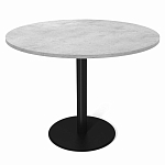 Стол обеденный с круглой светло-серой столешницей Harris Collection варинант исполнения - 1 | Loft Concept в Ижевске