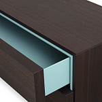 Дизайнерский комод коричневый с 2-мя ящиками и дверцами Pandora варинант исполнения - 2 | Loft Concept в Ижевске