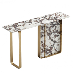 Консоль с прямоугольной мраморной столешницей Vivian Console варинант исполнения - 1 | Loft Concept в Ижевске