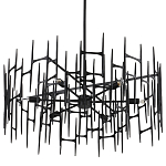 Люстра черная остроконечной формы Black Satin варинант исполнения - 5 | Loft Concept в Ижевске