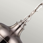 Подвесной светильник со стальным плафоном и белым матовым стеклянным шаром Feiss варинант исполнения - 4 | Loft Concept в Ижевске