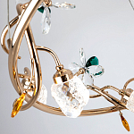 Люстра с хрустальными плафонами и декором Alvere Crystal Chandelier варинант исполнения - 3 | Loft Concept в Ижевске