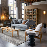 Фигурный приставной столик черного цвета AMORPHOUS варинант исполнения - 6 | Loft Concept в Ижевске