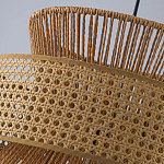 Подвесной светильник с абажуром из натуральных материалов Light Inside the Cell варинант исполнения - 7 | Loft Concept в Ижевске