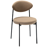 Стул металлический с мягкой спинкой и сиденьем из велюра Alfie Chair варинант исполнения - 4 | Loft Concept в Ижевске