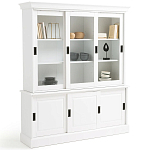 Витрина из массива сосны Cobbett White Wood Showcase варинант исполнения - 1 | Loft Concept в Ижевске