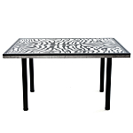 Стол обеденный из натурального мрамора Marble BW Accent Table варинант исполнения - 1 | Loft Concept в Ижевске