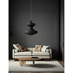 Подвесной вязаный черный светильник «Моника» варинант исполнения - 3 | Loft Concept в Ижевске