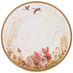 Чайная пара из фарфора с изображением собаки и зайцев 300 мл Hunting Porcelain Collection 2 варинант исполнения - 3 | Loft Concept в Ижевске