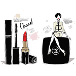 Megan Hess. Coco Chanel: The Illustrated World of a Fashion Icon варинант исполнения - 3 | Loft Concept в Ижевске