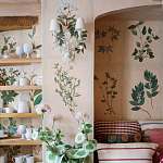 Обои ручная роспись Botanical Studies Cutter colourway варинант исполнения - 3 | Loft Concept в Ижевске