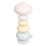 Настольная лампа из стеклянных сфер в пастельных тонах Высота 48 см Pastel Lunaria варинант исполнения - 2 | Loft Concept в Ижевске