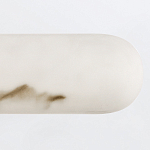 Бра для ванных комнат вертикальное с вытянутым плафоном из алебастра Hinkley варинант исполнения - 5 | Loft Concept в Ижевске