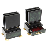 Настольный письменный набор из нефрита в подарочной коробке Victorious варинант исполнения - 11 | Loft Concept в Ижевске