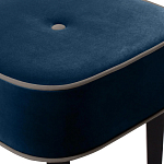 Квадратный мягкий пуф на черных ножках Winton Pouf Square варинант исполнения - 10 | Loft Concept в Ижевске