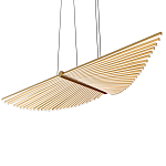 Люстра в виде распахнутых крыльев из тонких металлических планок Flight of Freedom варинант исполнения - 4 | Loft Concept в Ижевске