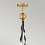 Подвесной светильник с шестью прозрачными стеклянными шарообразными плафонами Hinkley варинант исполнения - 5 | Loft Concept в Ижевске