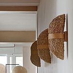 Бра плетеное из ротанга Chainmail варинант исполнения - 1 | Loft Concept в Ижевске