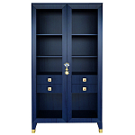 Дизайнерский шкаф витрина Elsa Dreams Blue с 4-мя ящиками варинант исполнения - 9 | Loft Concept в Ижевске