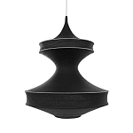 Подвесной вязаный черный светильник «Моника» варинант исполнения - 1 | Loft Concept в Ижевске