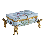 Шкатулка на четырех ангелах Blue Garden варинант исполнения - 1 | Loft Concept в Ижевске