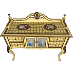 Комод деревянный Illustration of flowers варинант исполнения - 2 | Loft Concept в Ижевске