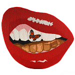 Картина вышивка бисером Grill Cut Out With Butterfly варинант исполнения - 1 | Loft Concept в Ижевске