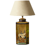 Настольная лампа Шинуазри с абажуром Golden Garden Chinoiserie Table Lamp варинант исполнения - 1 | Loft Concept в Ижевске