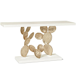 Консоль прямоугольная белая с основанием в виде кактуса Cactus варинант исполнения - 1 | Loft Concept в Ижевске