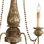 Бра состаренное с нитями из бусин Aged Silhouette варинант исполнения - 1 | Loft Concept в Ижевске