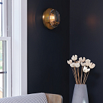 Бра округлой формы с многогранным стеклянным плафоном Hinkley варинант исполнения - 11 | Loft Concept в Ижевске