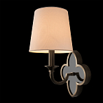 Бра с белым текстильным абажуром и фигурным основанием с зеркальной вставкой Vitorino варинант исполнения - 15 | Loft Concept в Ижевске