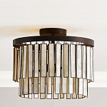 Потолочный светильник с подвесами из перламутра Unique Shine Effect варинант исполнения - 2 | Loft Concept в Ижевске