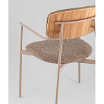 Стул Doe с подклокотниками коричневый варинант исполнения - 3 | Loft Concept в Ижевске