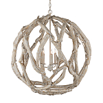 Люстра круглая в виде веток деревьев Natural Driftwood варинант исполнения - 1 | Loft Concept в Ижевске