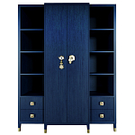 Большой шкаф с витриной Elsa Dreams Blue варинант исполнения - 7 | Loft Concept в Ижевске