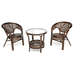 Комплект уличной мебели Angela Dark Brown варинант исполнения - 1 | Loft Concept в Ижевске