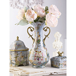 Ваза фарфоровая с попугаями Gaya варинант исполнения - 9 | Loft Concept в Ижевске